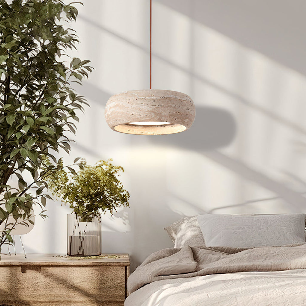 Lampada a sospensione in Travertino Eurvaran