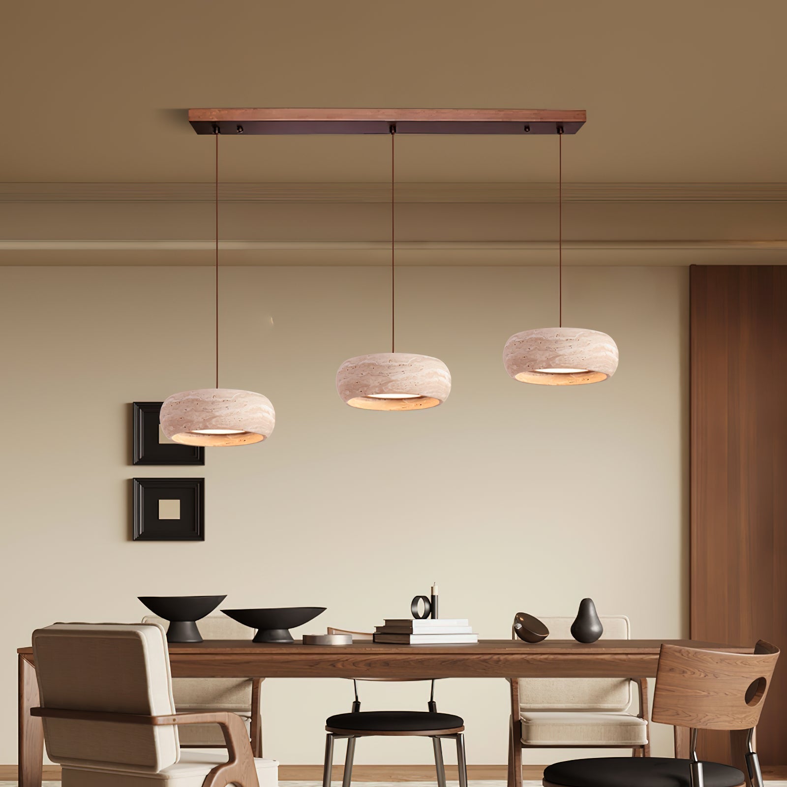 Lampada a sospensione in Travertino Eurvaran