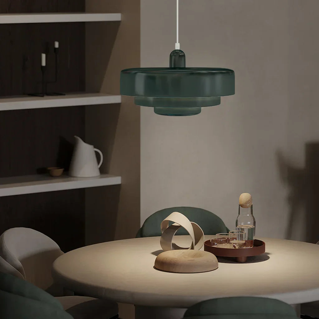 Lampada a sospensione Hind Triple Layer Disc Macaron