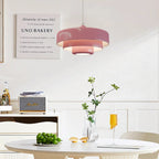 Lampada a sospensione Hind Triple Layer Disc Macaron