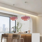 Lampada a sospensione Hind Triple Layer Disc Macaron