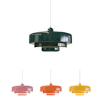 Lampada a sospensione Hind Triple Layer Disc Macaron