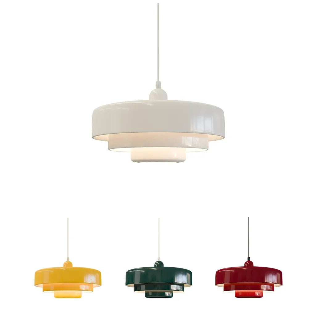 Lampada a sospensione Hind Triple Layer Disc Macaron