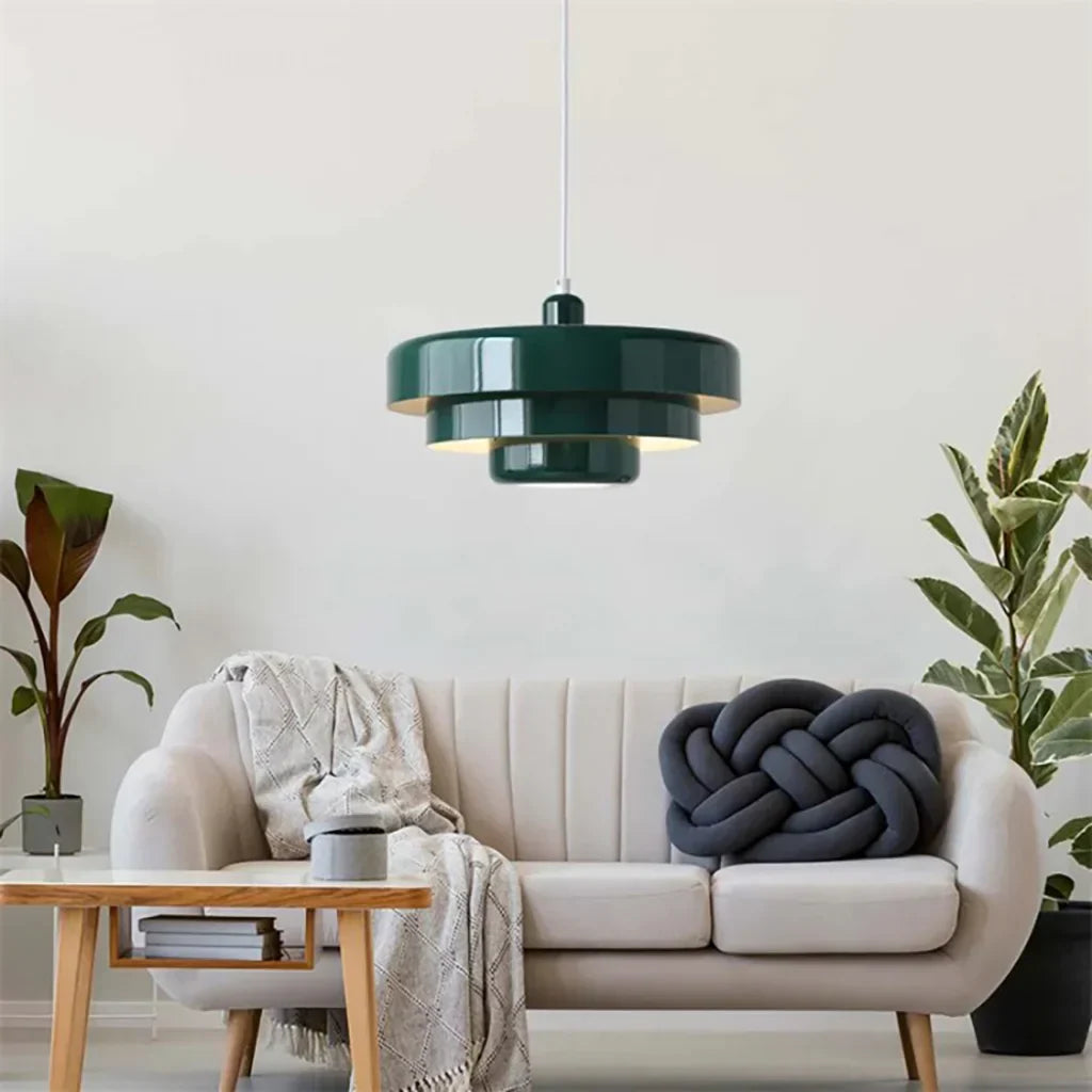 Lampada a sospensione Hind Triple Layer Disc Macaron