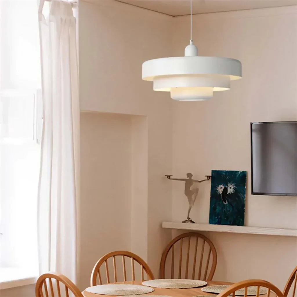 Lampada a sospensione Hind Triple Layer Disc Macaron