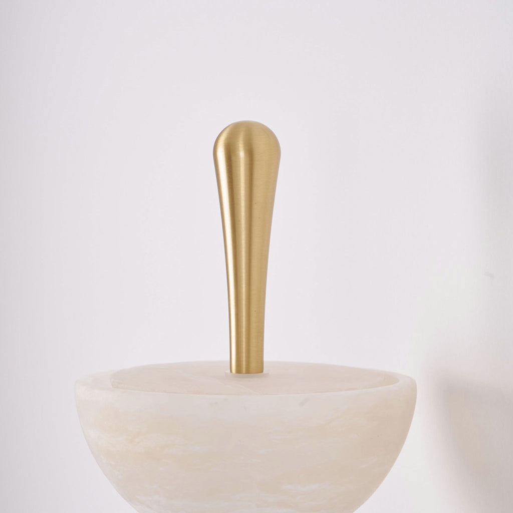 Lampada da Parete Tripla in Alabastro