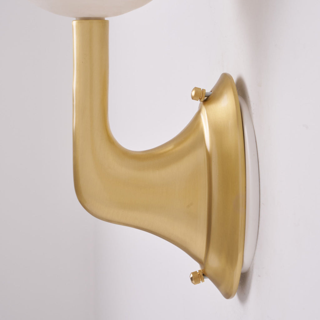 Lampada da Parete Tripla in Alabastro