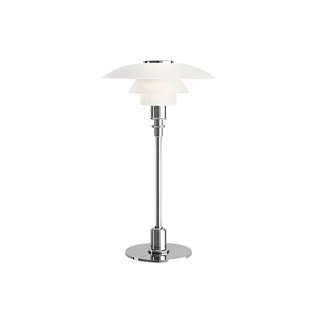Lampada a strati tripla – Vetro & Metallo – Argento – Ø 28 cm – Design elegante per ambienti raffinati