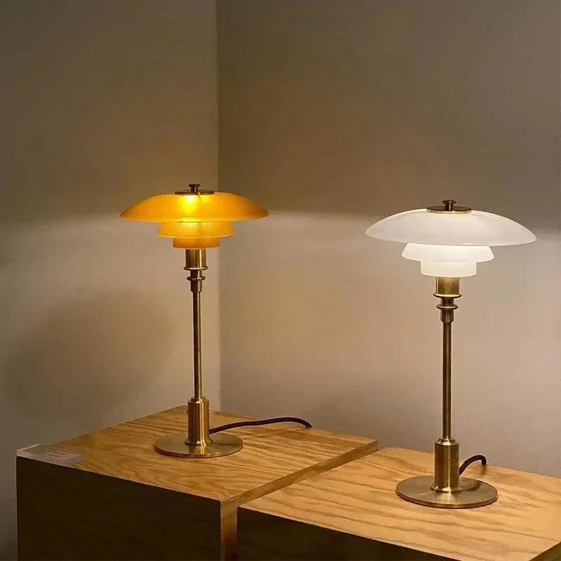 Lampada a strati tripla – Vetro & Metallo – Argento – Ø 28 cm – Design elegante per ambienti raffinati
