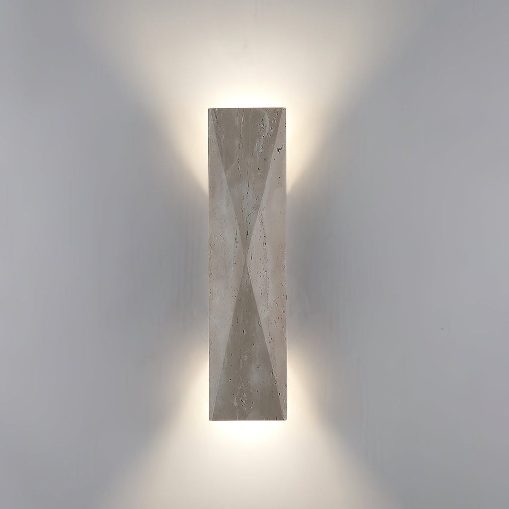 Lampada da Parete in Travertino Tropez