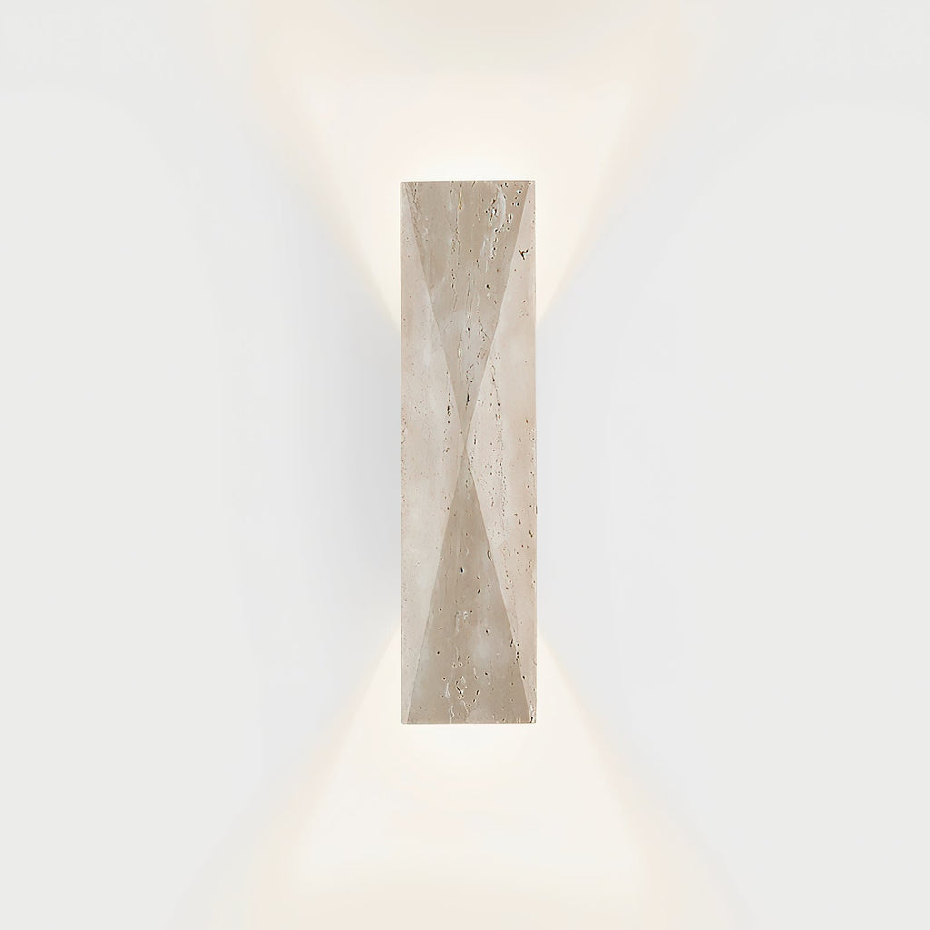 Lampada da Parete in Travertino Tropez