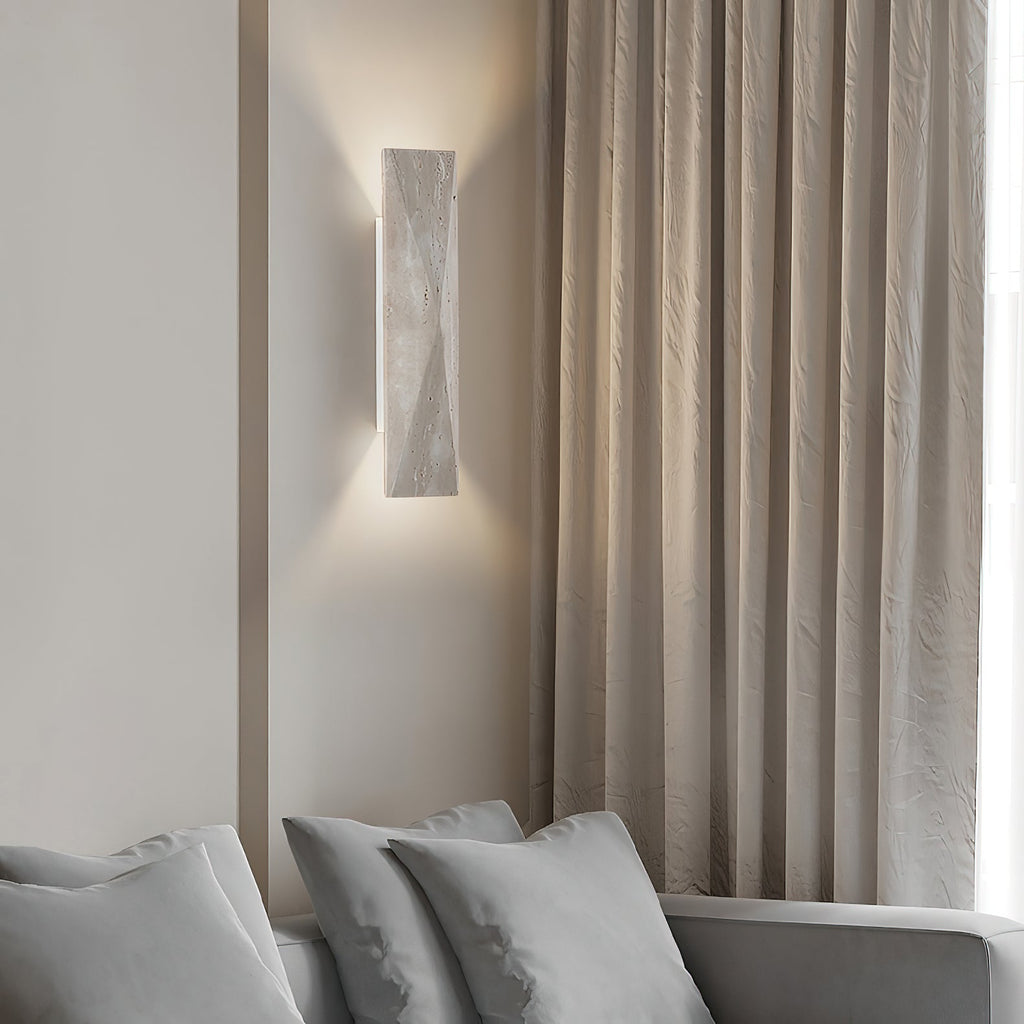 Lampada da Parete in Travertino Tropez