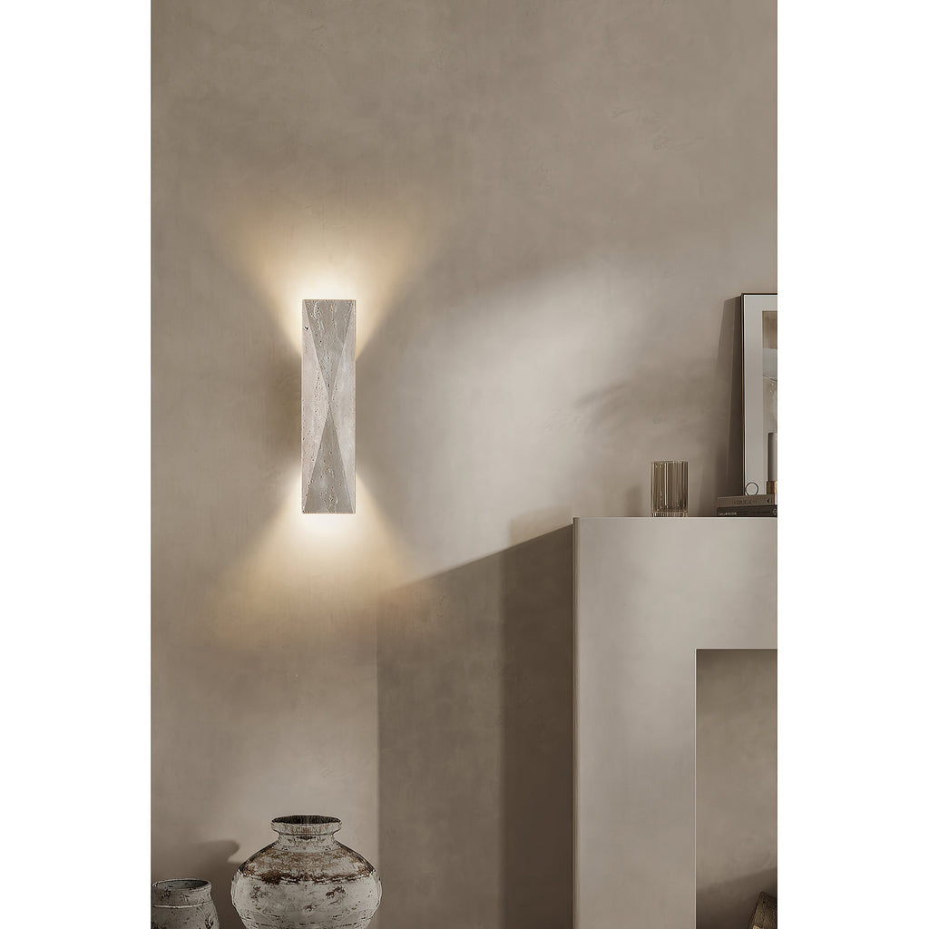 Lampada da Parete in Travertino Tropez