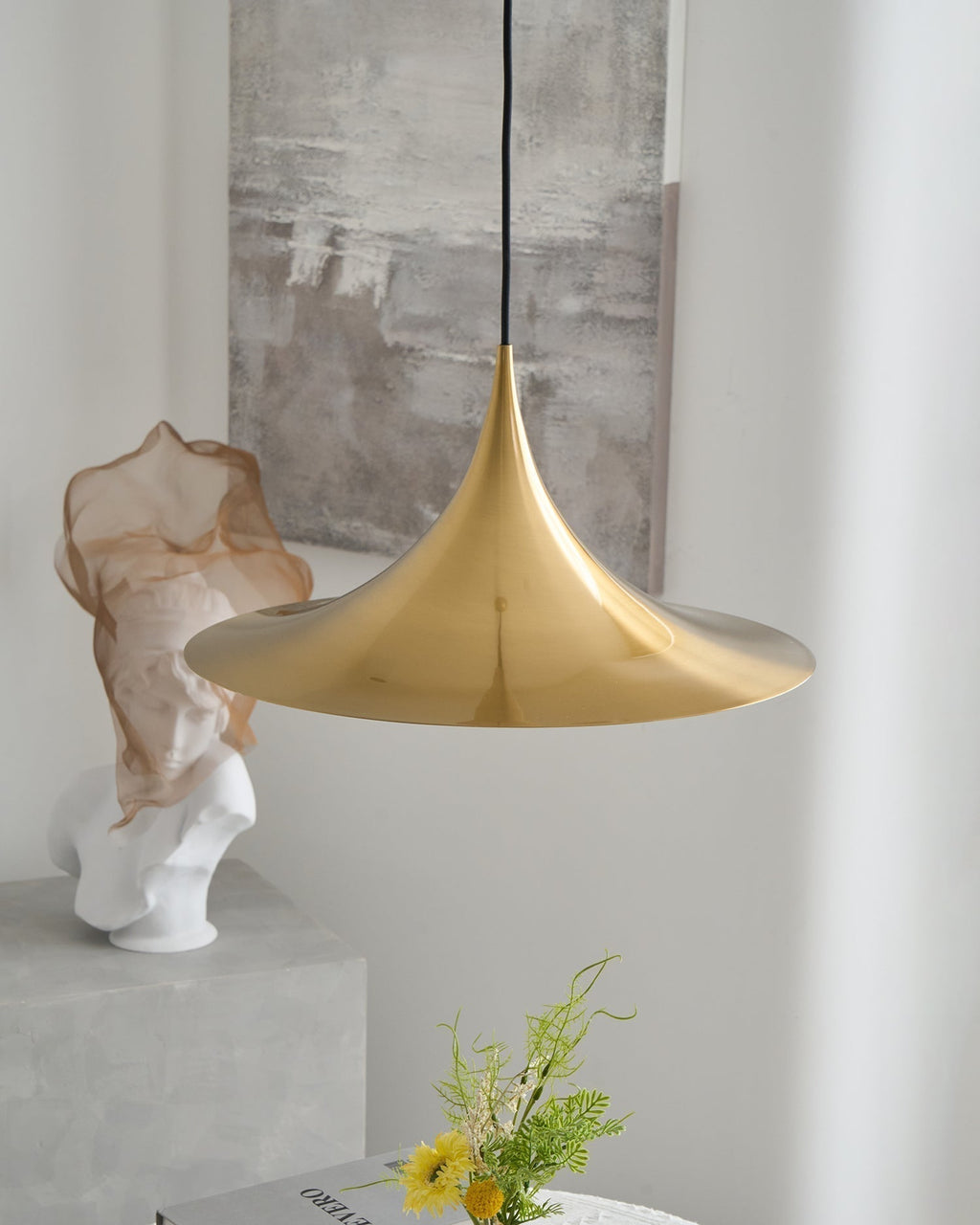 Althiran Acciaio Scultoreo Lampada a Sospensione