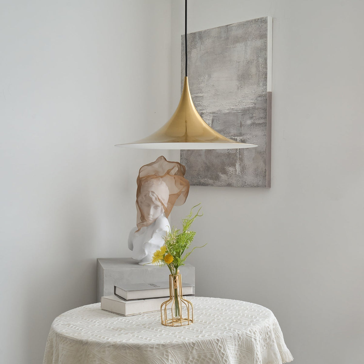 Althiran Acciaio Scultoreo Lampada a Sospensione