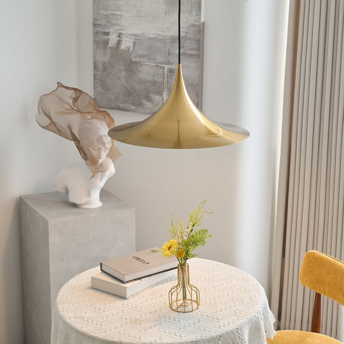 Althiran Acciaio Scultoreo Lampada a Sospensione