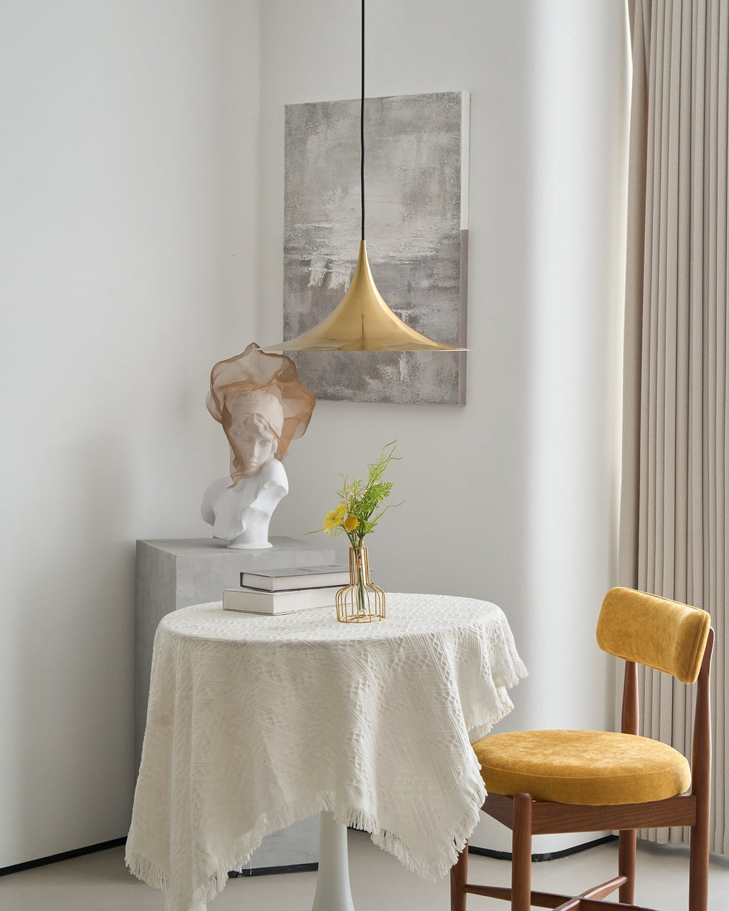 Althiran Acciaio Scultoreo Lampada a Sospensione