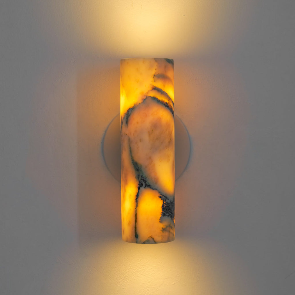 Lampada da Parete in Marmo Tubolare