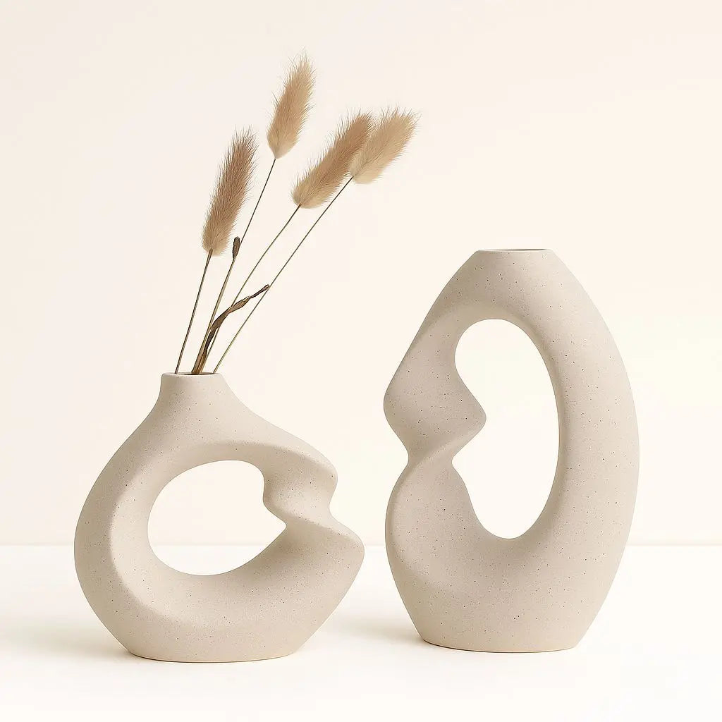Set di Vasi in Ceramica Nordica Twig Flow