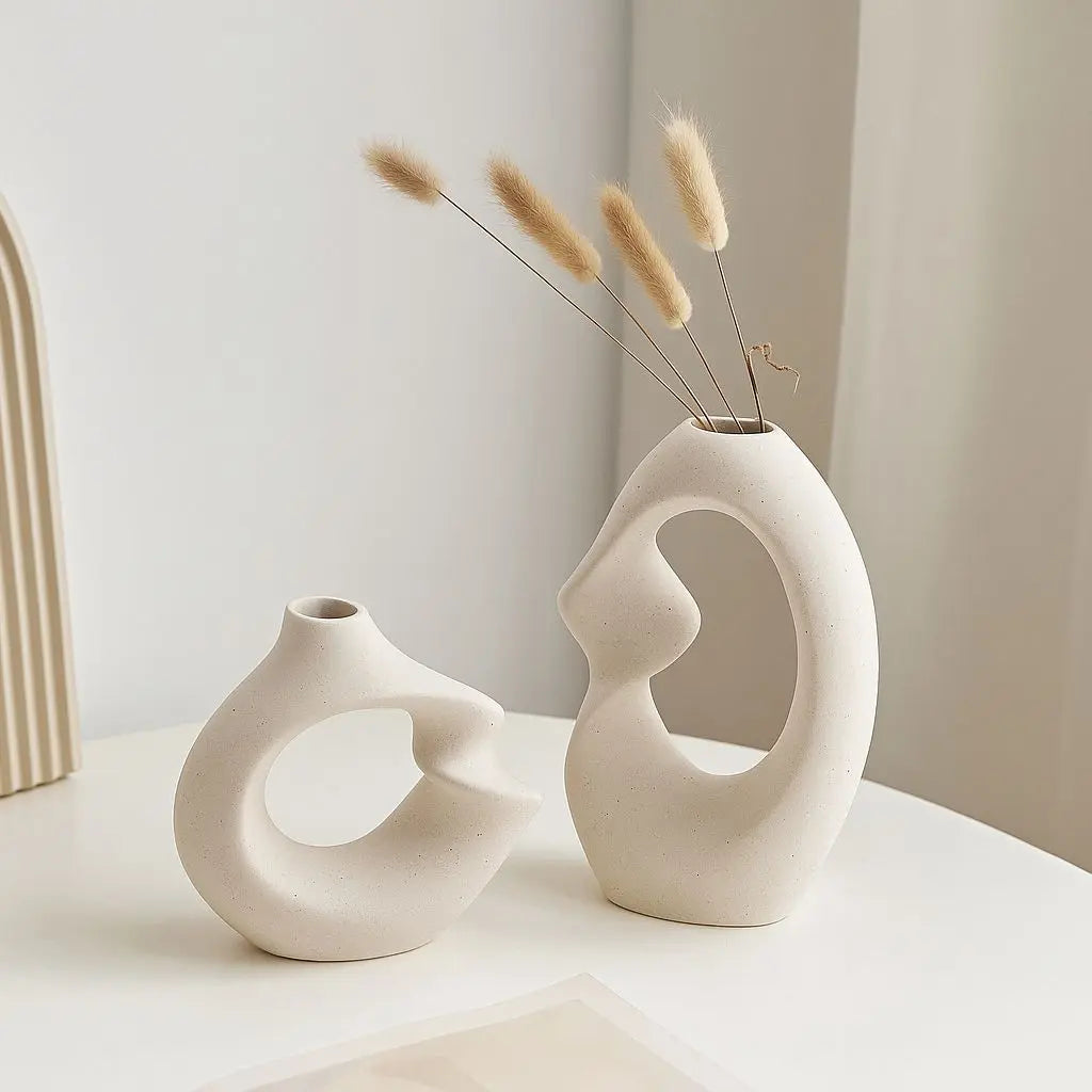 Set di Vasi in Ceramica Nordica Twig Flow