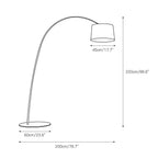 Lampada da Terra Willow Arc