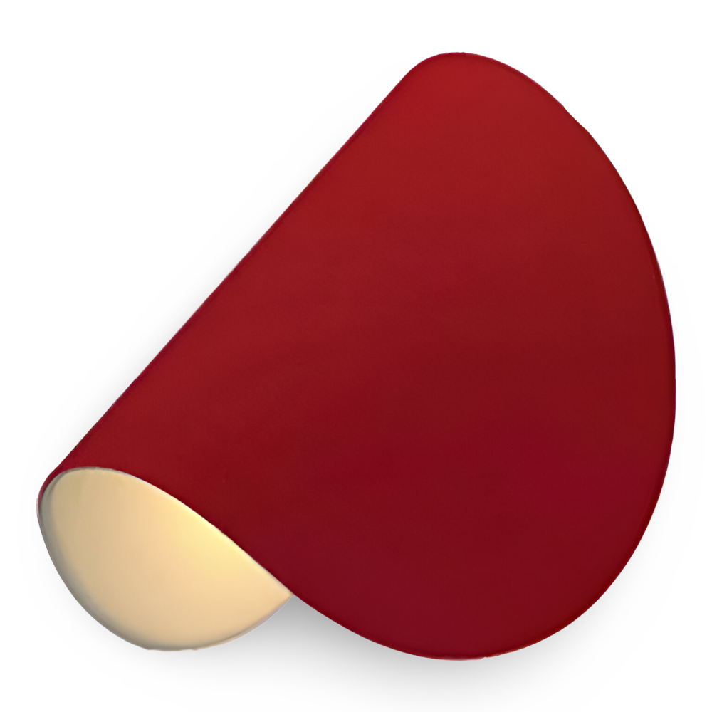 Lampada da Parete Curva in Metallo Rotabile Moderna