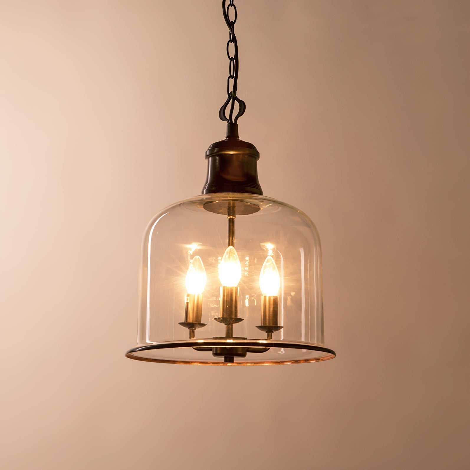 Lampada a sospensione in vetro Sysolion Vintage Elegance