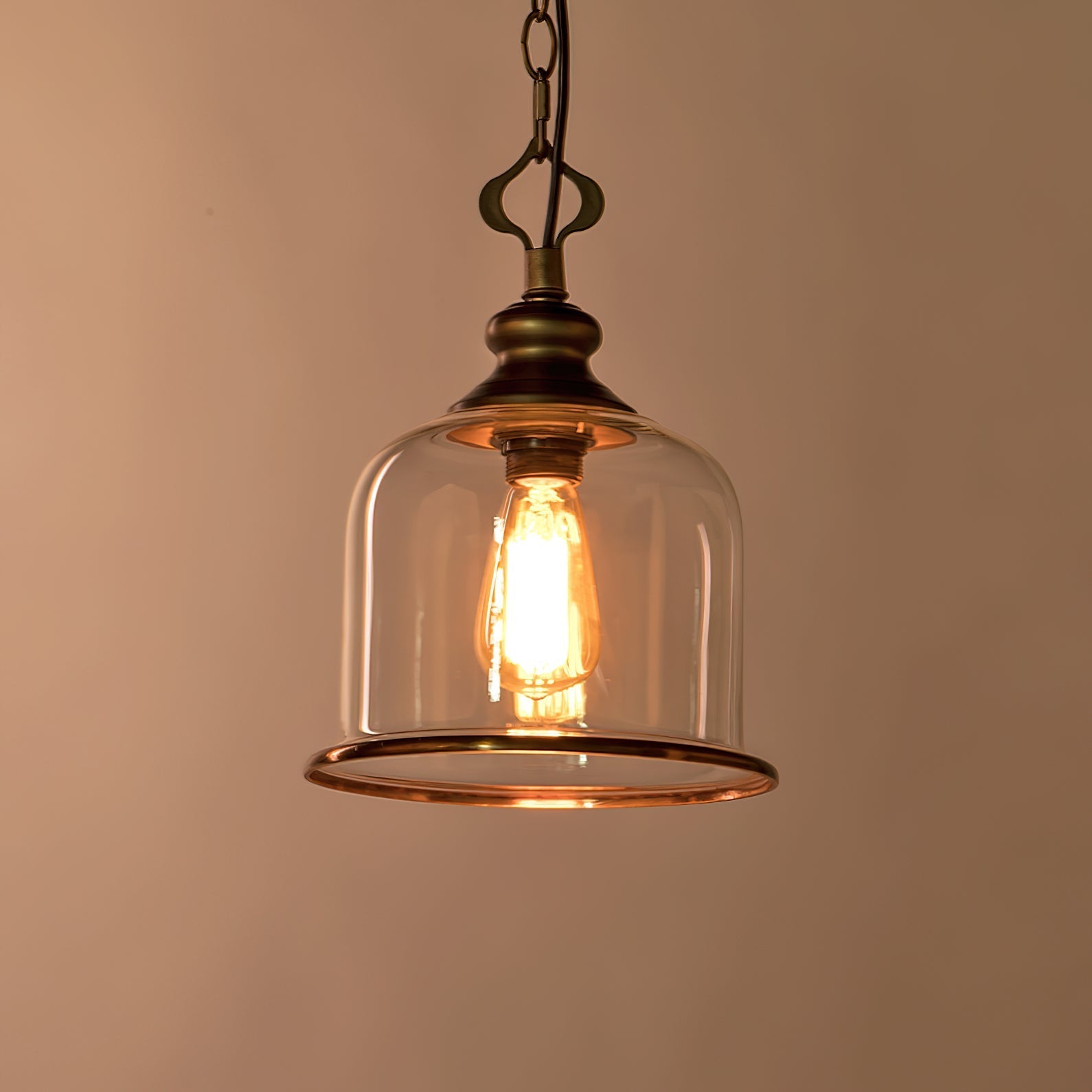 Lampada a sospensione in vetro Sysolion Vintage Elegance