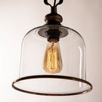 Lampada a sospensione in vetro Sysolion Vintage Elegance