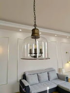 Lampada a sospensione in vetro Sysolion Vintage Elegance