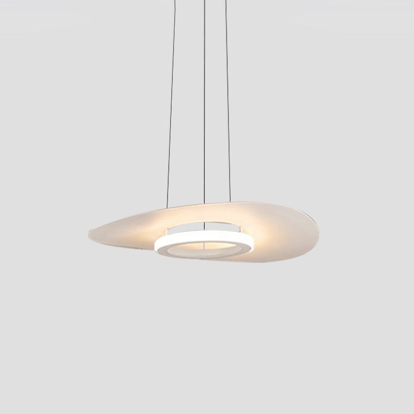Lampada a Sospensione Alluminio UFO Anello Minimalista