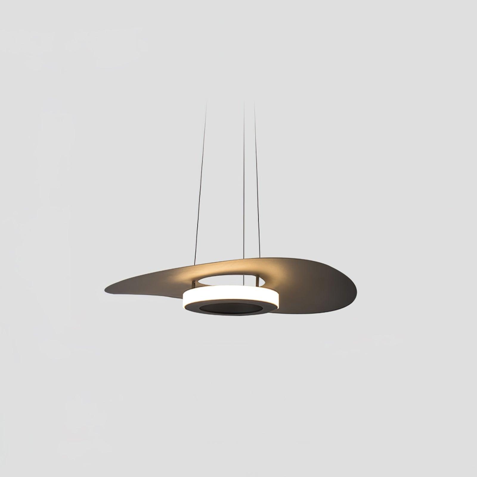 Lampada a Sospensione Alluminio UFO Anello Minimalista