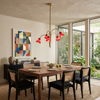 Lampadario in Vetro Flora