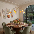 Lampadario in Vetro Flora