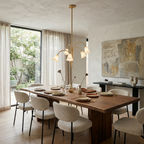 Lampadario in Vetro Flora