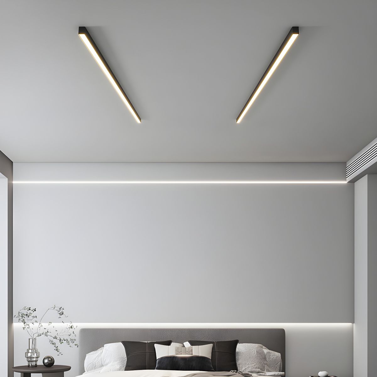 Lampada da soffitto lineare ultra sottile