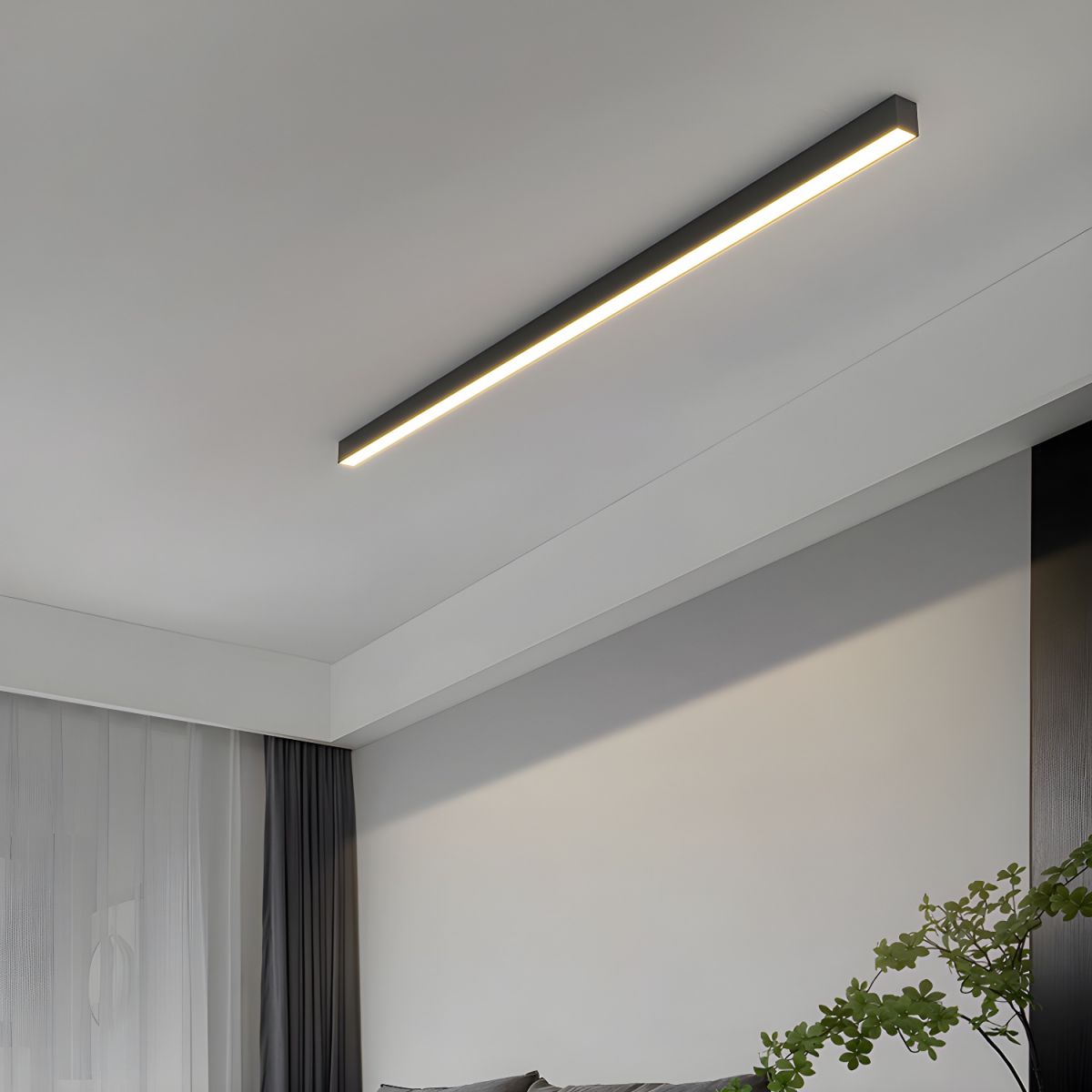 Lampada da soffitto lineare ultra sottile