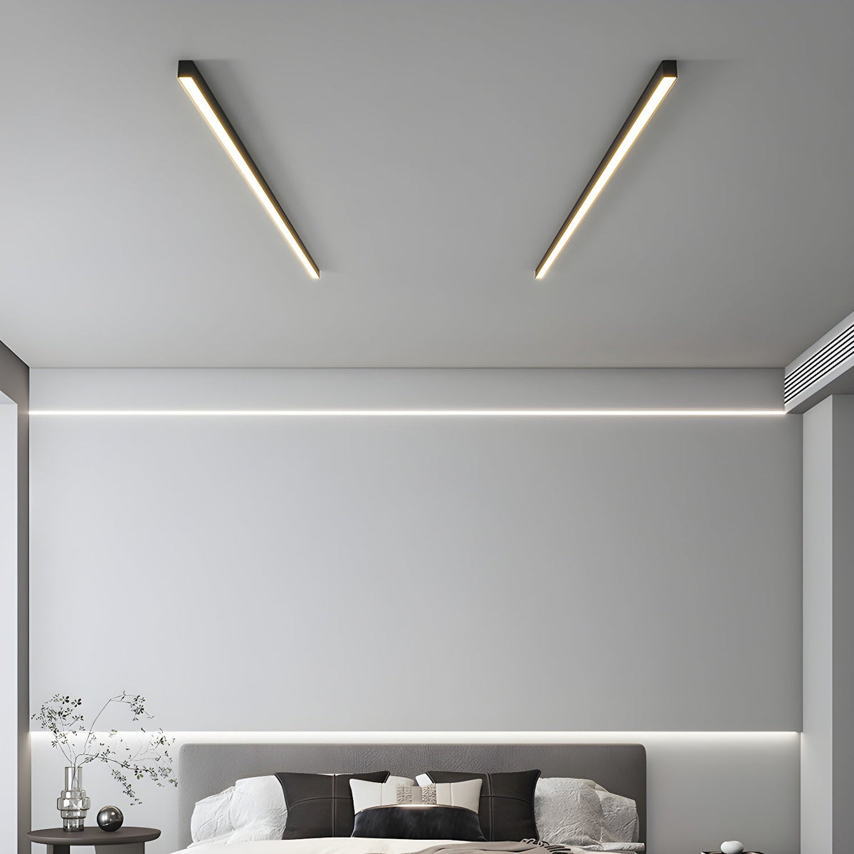 Lampada da soffitto lineare ultra sottile