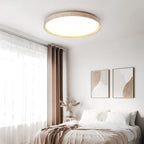 Lampada da soffitto rotonda in travertino ultra-sottile