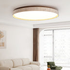 Lampada da soffitto rotonda in travertino Symiror