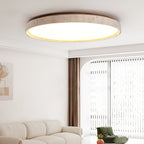 Lampada da soffitto rotonda in travertino ultra-sottile