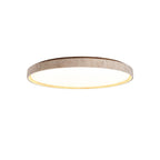 Lampada da soffitto rotonda in travertino ultra-sottile