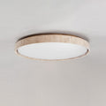 Lampada da soffitto rotonda in travertino ultra-sottile