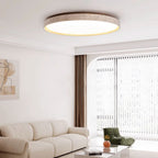Lampada da soffitto rotonda in travertino ultra-sottile