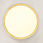 Lampada da soffitto rotonda in travertino Symiror