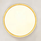 Lampada da soffitto rotonda in travertino ultra-sottile