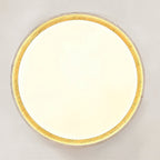 Lampada a Soffitto Plafoniera Travertino Minimalista Rotonda