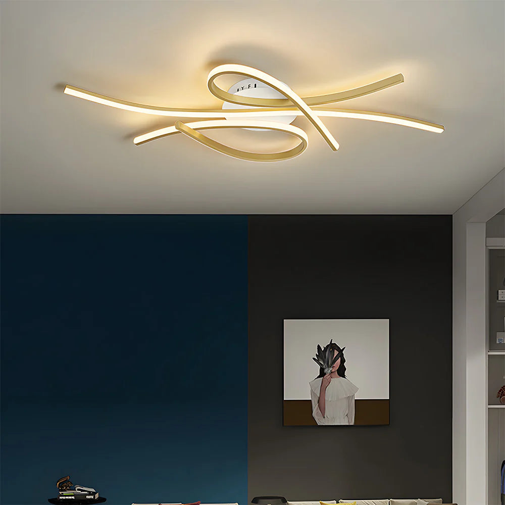 Moderna Lampada da Soffitto a Note Musicali Creativa