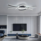 Moderna Lampada da Soffitto a Note Musicali Creativa