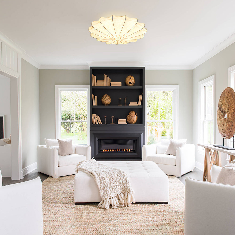 Lunari Lampada a Soffitto in Seta Mid-Century Modern